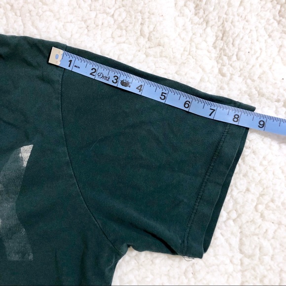 Vintage Dark Green Oversized Graphic Tee - Picture 5 of 5